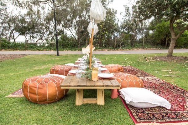 Low Wooden Table - Small 120cm X 53cm - Image 2