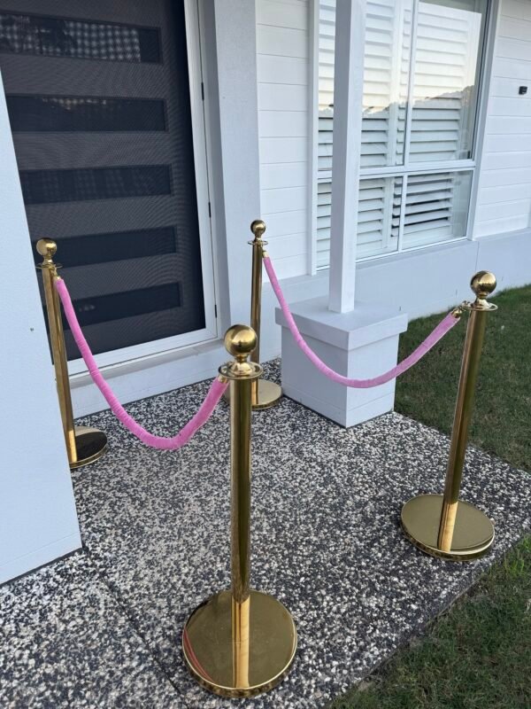 VIP Gold Stanchions & Ropes - Image 2